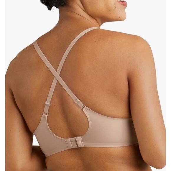 Maidenform Bra Lift T-Shirt Underwire Sz 36D Nude RN #15763 CONVERTABLE Support - Picture 4 of 4